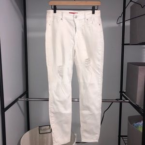White guess skinny jeans